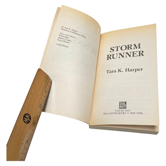 Del Ray Tara K Harper Lot 5 Book PB Wolf Grayheart Bane More Vintage Fantasy - Picture 13 of 16